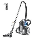 Beutelloser Staubsauger 1200W starke Saugleistung,Kompakt Leicht Bodenstaubsauger ohne Beutel,Leiser...