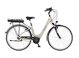 FISCHER E-Bike City CITA 1.8, Elektrofahrrad für Damen und Herren, RH 44 cm, Mittelmotor 65 Nm, 36...