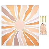 GjnjfdF Picknickdecke | Große wasserdichte Sanddecke für Picknick | leichte Matte faltbar tragbar...