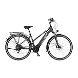 Fischer E-Bike Trekking, VIATOR 5.0i Elektrofahrrad für Damen, RH 49 cm, Mittelmotor 50 Nm, 36 V...