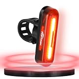 toptrek Rücklicht Fahrrad Sichtweite 200 Metern | Bike Rear Light Led StVZO Zugelassenes | Fahrrad...