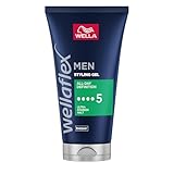 Wellaflex Men All-Day Definition Gel | Ultra starker Halt Styling Haargel | Veganes Haargel |...