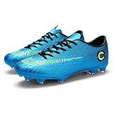 Fußball-Cleats Jungen, Casual Torf Jugendfußballschuhe, Bequeme Atmungsaktive Ag Stollen Kinder...