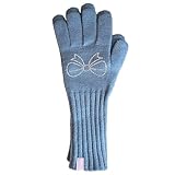 RKJRTK 1 Paar Schmetterlingshandschuhe für Damen, stilvolle Fäustlinge, warme Winterhandschuhe...