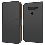 EAZY CASE Tasche kompatibel mit LG V40 ThinQ Schutzhülle mit Standfunktion Klapphülle im...