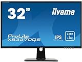 iiyama ProLite XB3270QS-B1 80cm (31,5') IPS LED-Monitor WQHD (DVI, HDMI, DisplayPort)...