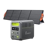 FOSSiBOT F1200 Solargenerator mit 200W Solarpanel, 1024Wh LiFePO4 Tragbare Powerstation 2 1200W AC...