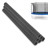 Trampolin Stangenschutz – Schaumstoff Rohre 180 cm, Ø 50 mm außen / 30 mm innen – 6 Stück...
