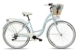 Goetze Mood Damenfahrrad Retro Vintage Holland Citybike, 28 Zoll Alu Räder, 7 Gang Schaltwerk,...