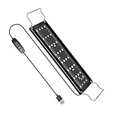 Générique LED-Lampe für Aquarien, LED-Beleuchtung für Aquarien, Vollspektrum, automatisches Ein-...