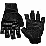 Segelhandschuhe atmungsaktives Netz 3/4 Kurzfinger Fahrradhandschuhe für Männer Frauen Kajak...