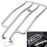 KATUR Motorrad Gepäckträger Unterstützung Regal Passt Hinten Solo Sitz 280mm (11 ') Silber Für...