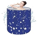 Tragbare faltbare Badewanne, separates Familienbadezimmer, SPA-Wanne, Einweichen, Stehbadewanne für...