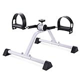 LISHEUK Mini-Heimtrainer, Fußpedal, Fahrradgerät, Sitztrainer für Arme/Beine unter dem...