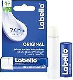Labello Original Lippenpflegestift, hochwirksame Lippenpflege mit Sheabutter, Vitaminen und...