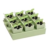 Starter Trays Für Die Anzucht | Mini-Gewächshaus Keimset - Wiederverwendbares Gewächshauszubehör...