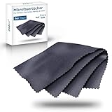 Zrilubkrelz® 8 Brillenputztücher in Optikerqualität - 20 x 20cm - aus Mikrofasertüchern - 8...