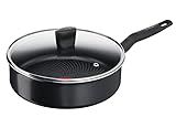 Tefal C26732 Start'Easy Schmorpfanne mit Decke 24 cm | Aluminium | Titanium-Antihaftversiegelung |...