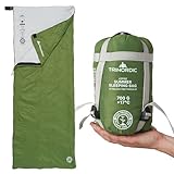 Trinordic 700g Ultraleicht Deckenschlafsack – mit Anti-Klemm-Reißverschluss – Kompakte...