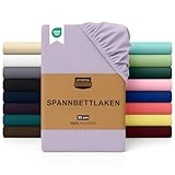 Utopia Bedding - Spannbettlaken 90x200cm - Lavendel - Gebürstete Polyester-Mikrofaser Spannbetttuch...