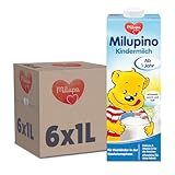 Milupino Kindermilch trinkfertig (6x1L), ab 1 Jahr, für Kleinkinder in der Wachstumsphase