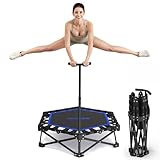 HXD-ERGO Faltbar Fitness Trampolin Erwachsene Indoor, Keine Installation erforderlich und tragbar,...