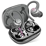 Bluetooth Kopfhörer Sport, in Ear Kopfhörer Kabellos Bluetooth 5.3 mit HD Mic, Herausragender...