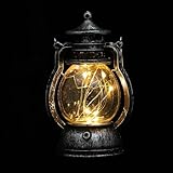 PAMINGONO Retro LED Campinglaterne Vintage Laterne Handlich Tragbar Outdoor Notlicht Multifunktion...