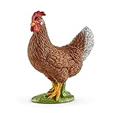schleich 17081 Henne, ab 3 Jahren, FARM WORLD - Spielfigur, 2 x 4 x 5 cm