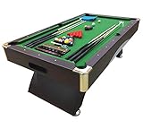 GRAFICA MA.RO SRL Billardtisch 8 ft Modell Leonida Billard Billard-Spiel Messung 220 x 110 cm Neue
