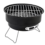 Feuerstelle mit Grillrost für Garten Terrasse Outdoor - Feuerschale für Heizung, Holzkohleofen,...