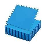 Meisterhome® Pool Matten 9 Stück à 50x50cm 2.25 m² Unterlegmatte Bodenschutzmatte für Pool und...