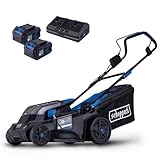 Scheppach Akku-Rasenmäher BC-MP380-X 20V Brushless Akkumäher | 38cm Schnittbreite | für 450-500...