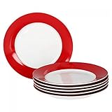 van Well Vario Frühstücksteller-Set 6-teilig - Teller-Service für 6 Personen - Kuchen-Teller mit...
