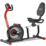 VANNECT Liegeergometer für Zuhause mit 16 verstellbaren Widerstandsstufen,Liegerad Heimtrainer mit...