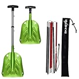 SkinStar Lawinensonde 260 oder 320cm und Schneeschaufel Klappbar Set Aluminium Leicht Kompakt...