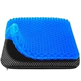 HSSGGV Gelsitzkissen, Orthopädisches Sitzkissen, Sitzkissen für bürostuhl –Weich und bequem mit...