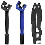 4 Stück Ketten Reinigungsbürste Kettenbürste Motorrad Fahrrad Bürste Kettenreinigung...