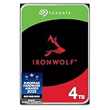 Seagate IronWolf 4TB, NAS Interne Festplatte HDD, 3.5 Zoll, 5400 U/Min, CMR, 64 MB Cache, SATA...