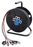 Pronomic Stage 4-Kanal Multicore DMC-15 2/2/1 XLR/AC (2x XLR Send, 2x XLR Return, 1x 230V/AC Schuko...