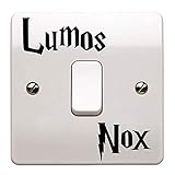 Lumos Nox Lichtschalter-Aufkleber, Vinyl, für Kinderzimmer