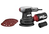 Skil 7421 AA Exzenterschleifer mit 280 Watt und 3 Schleifblätter (ergonomische einhändige...