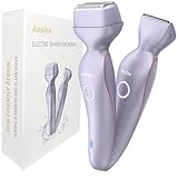 Elektrorasierer und Bikini-Trimmer-Set für Damen, Gesicht, Ganzkörper-2-in-1, elektrischer...