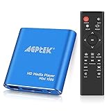 AGPTEK Mini 1080P Full HD Digital Mediaplayer Medienspieler mit Fernbedienung für MP3, WMA, OGG,...