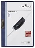 Durable Klemm-Mappe Duraquick, bis zu 20 Blatt A4, dunkelblau, 20er Packung, 227007