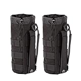 Dyna-Living 2PCS Taktisch Flaschenhalter Militär Trinkflasche Beutel Trinkflasche Halter für...