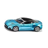 siku 1582, Aston Martin DBS Superleggera, Spielzeug-Auto, Metall/Kunststoff, Blau, Türen zum...