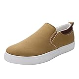 Woaikeyu Modische flache Slip-On-Sneaker, Herren, Jogging, Laufschuhe, Sportschuhe, modisch, leicht,...