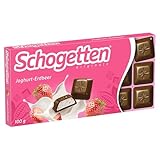 Schogetten Joghurt-Erdbeer 100g Schokoladentafel, praktisch einzeln portioniert. Ein Genuss. Stück...