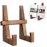 Kochbuchhalter – Kochbuchhalter aus Holz | Kochbuch-Display, Rezeptbuchständer, Lesebuchständer,...